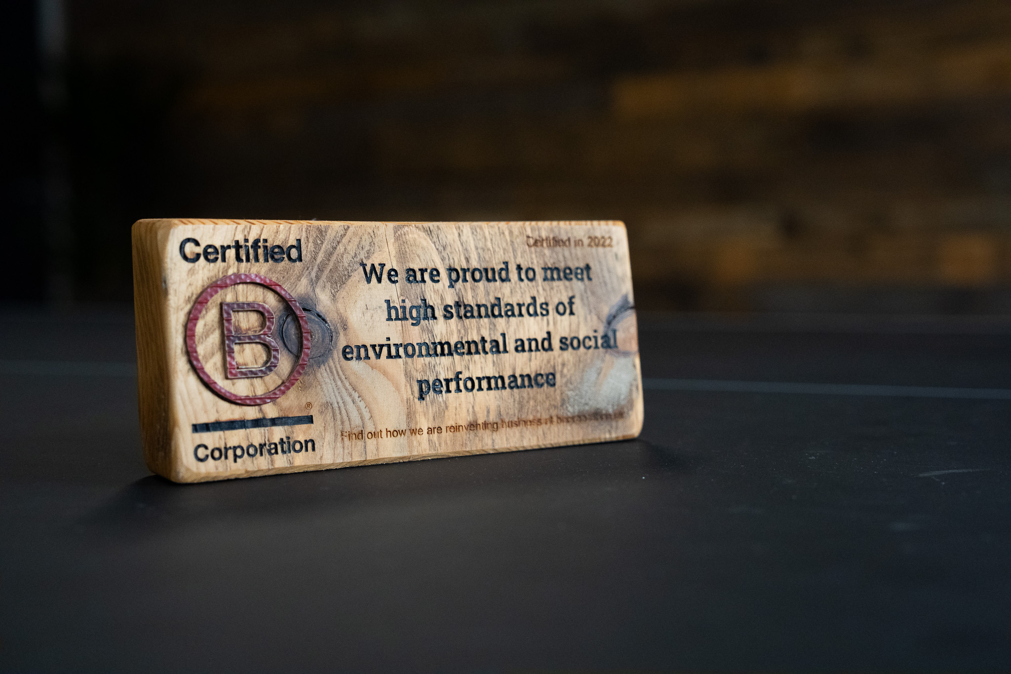 Sinewave BCorp Award
